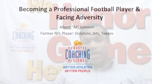 Former NFL Player Shares Tips On Overcoming Adversity